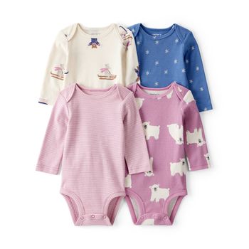 Set-4-Bodies-Manga-Larga-Surtidos-Bebes-Niñas-Carter-s-18M