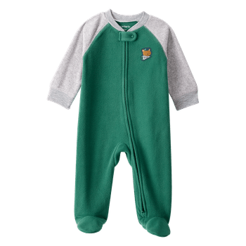 Pijama-Enteriza-Verde-y-Gris-Bebes-Niños-Carter-s-9M