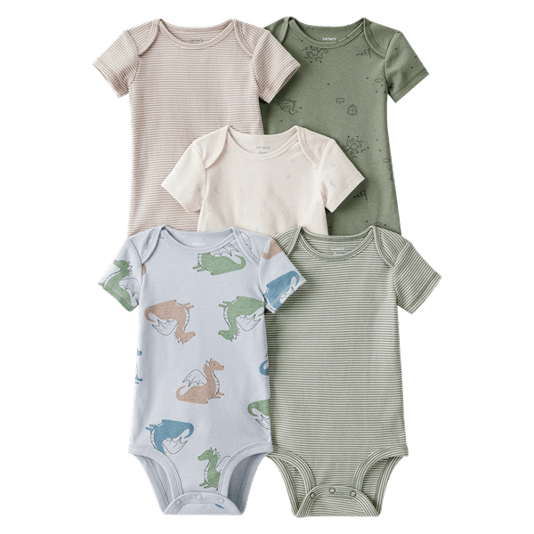 Set-5-Bodies-Manga-Corta-Surtidos-Bebes-Niños-Carter-s-12M Set-5-Bodies-Manga-Corta-Surtidos-Bebes-Niños-Carter-s-12M