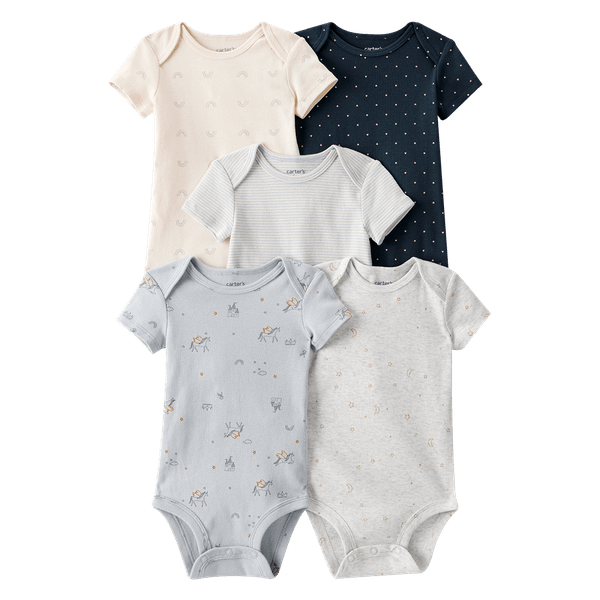 Set-5-Bodies-Manga-Corta-Surtidos-Bebes-Niñas-Carter-s-12M
