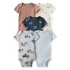 Set-5-Bodies-Manga-Corta-Carritos-Bebes-Niños-Carter-s-6M