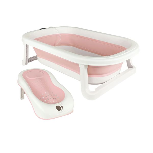 Bañera-Plegable-Termometro-Splash-Rosado-Priori
