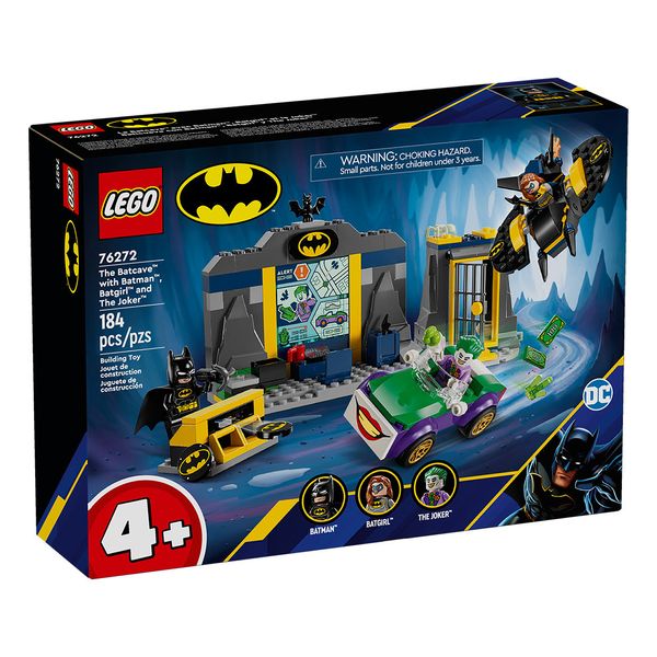 Set-Super-Heroes-Batcueva-con-Batman-Batgirl-y-The-Joker-184-Piezas-LEGO