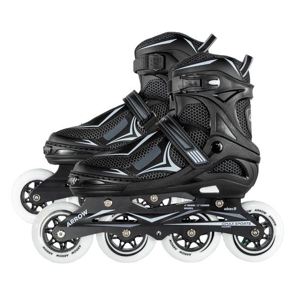Patines-Ajustables-Arrow-Semiprofesionales-Negro-Talla-S-Qmax