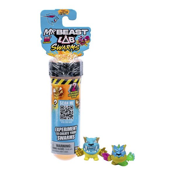 Set-Tubo-de-Ensayo-2-Figuras-Sorpresa-Lab-Swarms-Mr-Beast-Lab