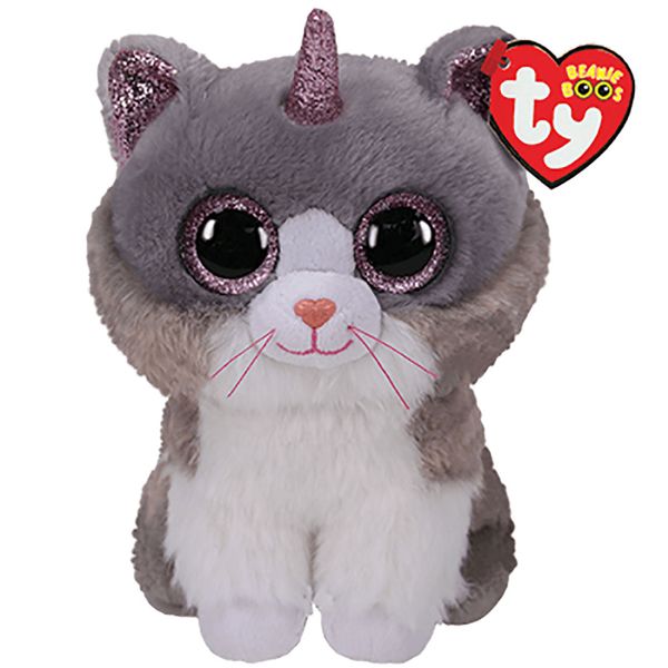 Peluche-Asher-Gato-Unicornio-15cm-Ty