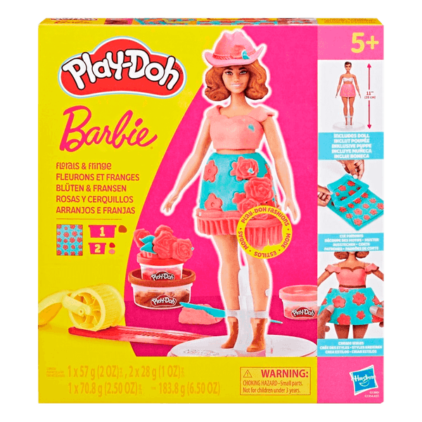 Set-de-Masas-Moldeables-Muñeca-Barbie-Rosas-y-Cerquillo-Play-Doh Set-de-Masas-Moldeables-Muñeca-Barbie-Rosas-y-Cerquillo-Play-Doh