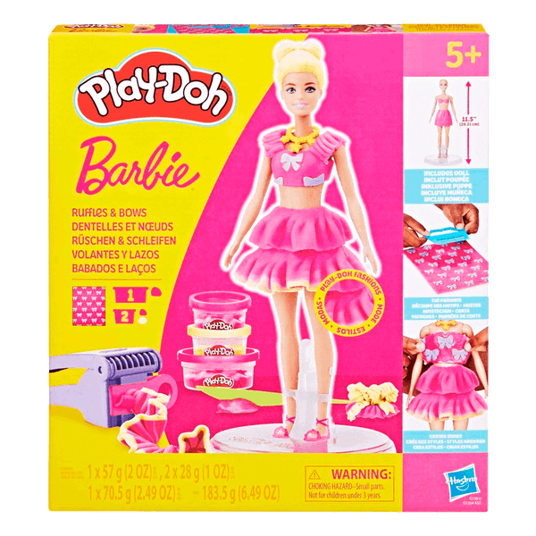 Set-de-Masas-Moldeables-Muñeca-Barbie-Volantes-y-Lazos-Play-Doh