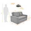 Sofa-Cama-Torino-Reclinable-Tela-Gris-Hogar-Venecia