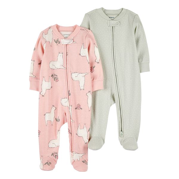 Set-2-Pijamas-Enterizas-Multicolor-Niñas-Carter-s-9M