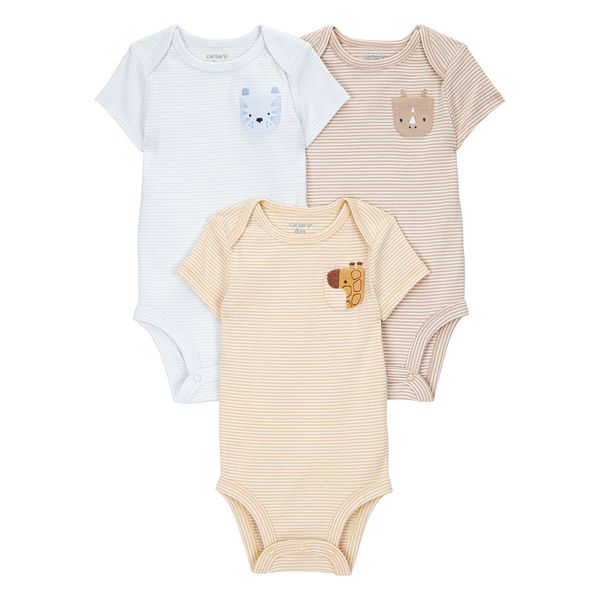 Set-3-Bodies-Manga-Corta-Multicolor-Unisex-Carter-s-18M