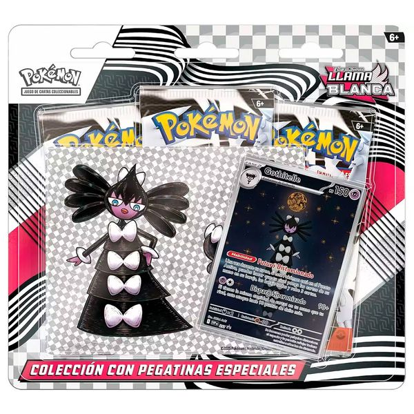 Set-Cartas-Escarlata-y-Purpura-Llama-Blanca-con-Coleccion-de-Stickers-Español-Pokemon Set-Cartas-Escarlata-y-Purpura-Llama-Blanca-con-Coleccion-de-Stickers-Español-Pokemon
