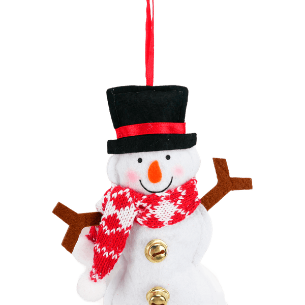 Muñeco-Colgante-Hombre-de-Nieve-Blanco-16.5cm-Aviva-Home Muñeco-Colgante-Hombre-de-Nieve-Blanco-16.5cm-Aviva-Home