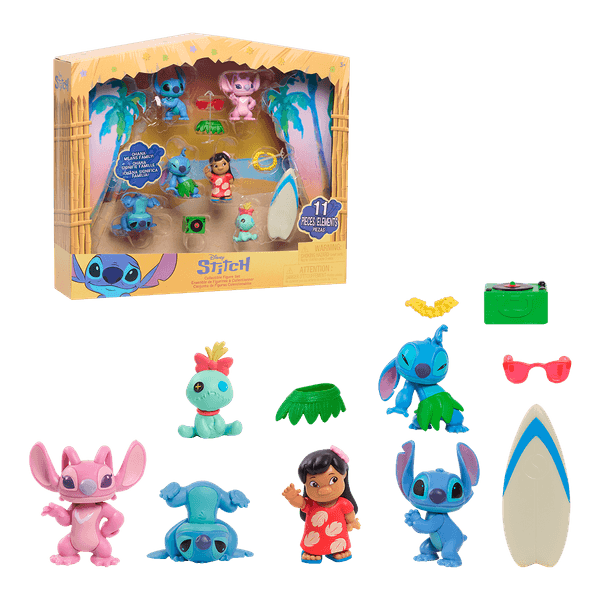 Set-Figuras-Coleccionables-11-Piezas-Stitch Set-Figuras-Coleccionables-11-Piezas-Stitch