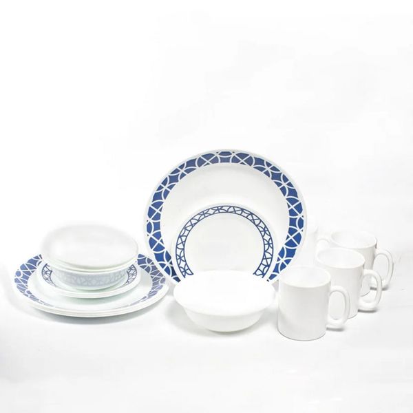 Vajilla-Cobalt-Circles-16-Piezas-Corelle