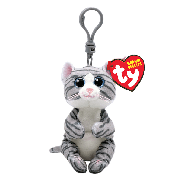 Peluche-Clip-Gato-Gris-Mitzi-12cm-Ty Peluche-Clip-Gato-Gris-Mitzi-12cm-Ty