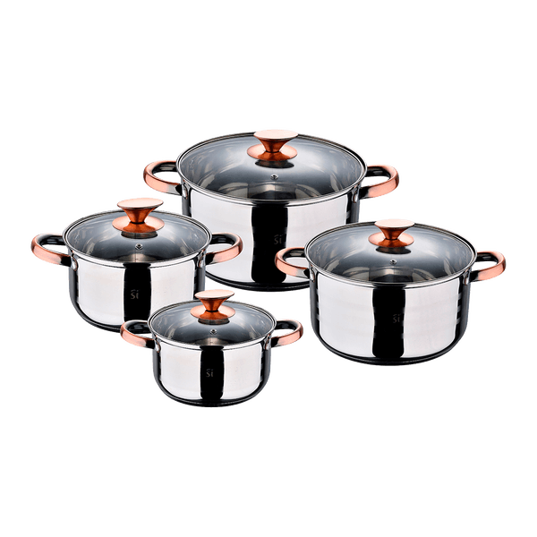 Bateria-de-Ollas-Altea-8-Piezas-Acero-Inoxidable-16-18-20-y-24-cm-Con-Tapas-San-Ignacio Bateria-de-Ollas-Altea-8-Piezas-Acero-Inoxidable-16-18-20-y-24-cm-Con-Tapas-San-Ignacio