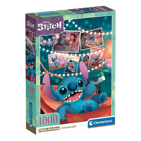 Rompecabezas-Stitch-1000-Piezas-Clementoni Rompecabezas-Stitch-1000-Piezas-Clementoni