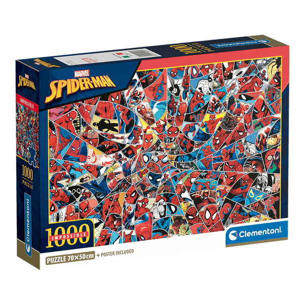 Rompecabezas-Impossible-Spiderman-1000-Piezas-Clementoni Rompecabezas-Impossible-Spiderman-1000-Piezas-Clementoni