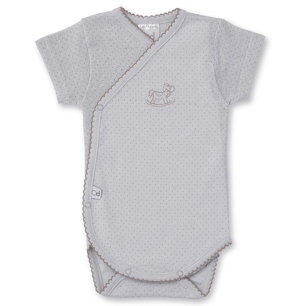 Body-Manga-Corta-Gris-Bebes-Unisex-Bimbidreams-0-1M