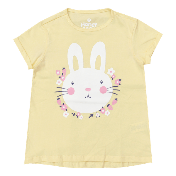 Camiseta-Manga-Corta-Rabbit-Niñas---Honey-Bees-2T
