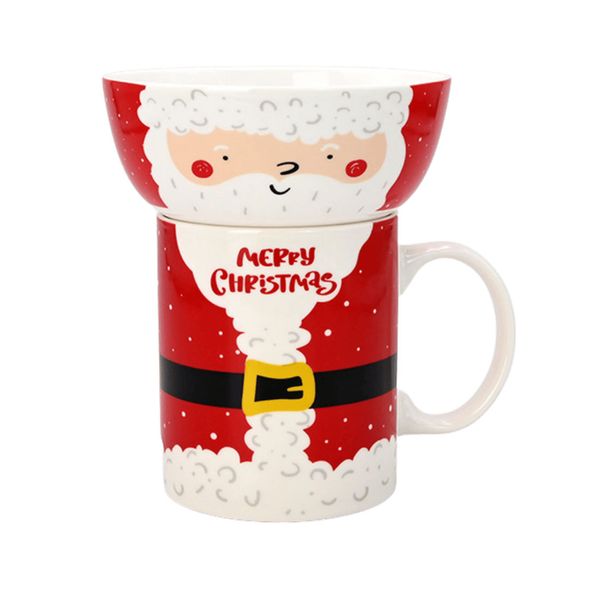 Set-de-Desayuno-Mug-y-Bowl-Navideño-Papa-Noel-Merry-Christmas---Acento Set-de-Desayuno-Mug-y-Bowl-Navideño-Papa-Noel-Merry-Christmas---Acento
