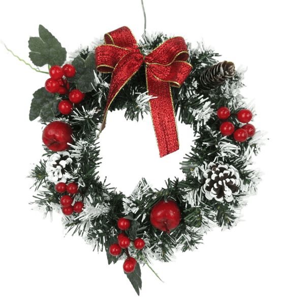 Corona-Flores-Rojas-23cm---Aviva-Home Corona-Flores-Rojas-23cm---Aviva-Home