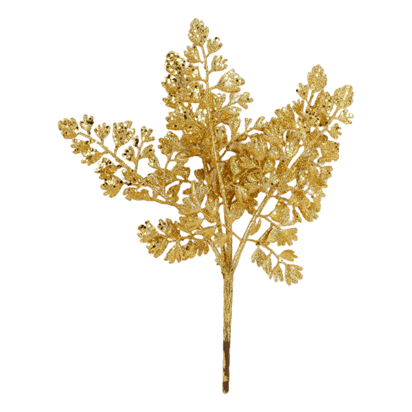 Follaje-Navidad-con-Purpurina-Oro-28cm---Aviva-Home Follaje-Navidad-con-Purpurina-Oro-28cm---Aviva-Home