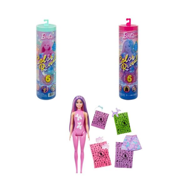Muñeca-Color-Reveal-Animalitos-con-Globos-30cm---Barbie Muñeca-Color-Reveal-Animalitos-con-Globos-30cm---Barbie
