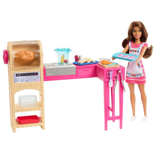 Set-de-Juego-Crea-y-Cocina-con-Teresa---Barbie Set-de-Juego-Crea-y-Cocina-con-Teresa---Barbie