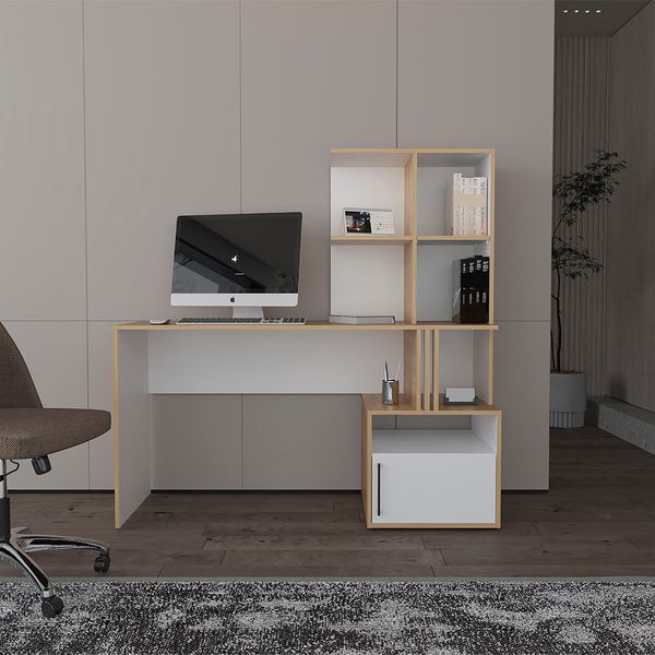 Escritorio-Biblioteca-Vance-Ebf-10880-Blanco-Fresno---Rta-Design