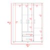 Armario-Barilo-150-Cfw-11397-Fresno-Wengue---Rta-Design