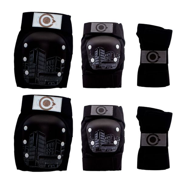 Set-de-Proteccion-Onwheels-Urbanas-Muñequeras-Negra---Cougar-XL