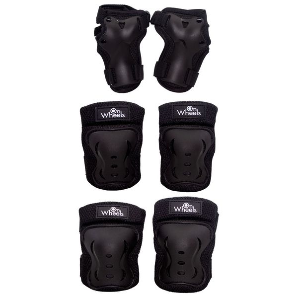 Set-de-Proteccion-Onwheels-Negra---Cougar-L Set-de-Proteccion-Onwheels-Negra---Cougar-L