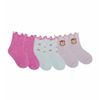 Set-3-Pares-de-Medias-Casual-Multicolor-Niñas---Honey-Bees-0-6M