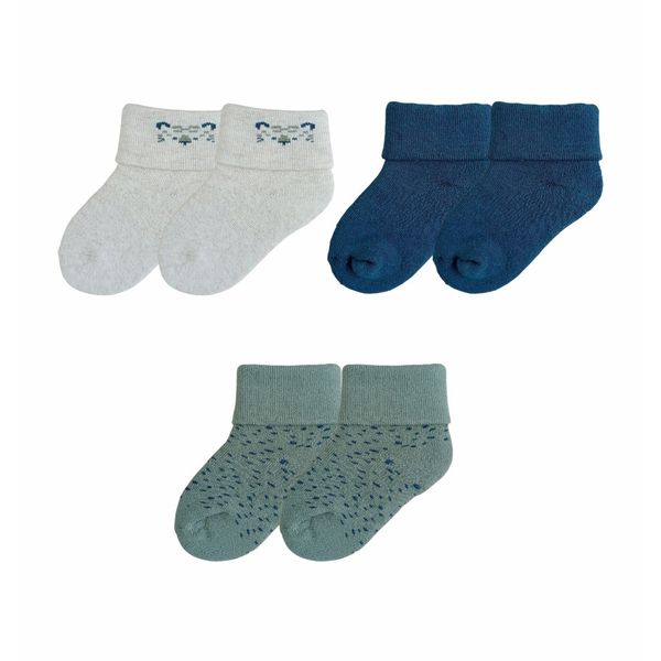 Set-3-Pares-de-Medias-Puño-DB-Multicolor-Niños---Honey-Bees-0-6M