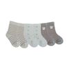Set-3-Pares-de-Medias-Casual-Multicolor-Niños---Honey-Bees-0-6M