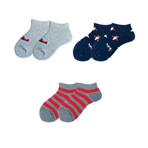 Set-3-Pares-de-Medias-Deportiva-Talonera-Niños---Honey-Bees-2-4-ANOS Set-3-Pares-de-Medias-Deportiva-Talonera-Niños---Honey-Bees-2-4-ANOS