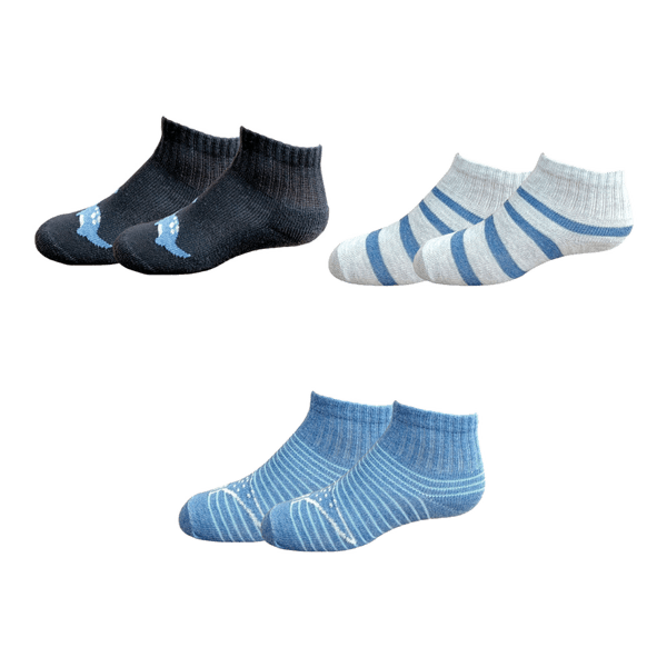 Set-3-Pares-de-Medias-Deportiva-Talonera-Dinosaurio-Niños---Honey-Bees-2-4-ANOS