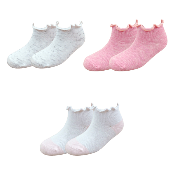 Set-3-Pares-de-Medias-Talonera-Bolero-Antideslizante-Niñas---Honey-Bees-0-6M Set-3-Pares-de-Medias-Talonera-Bolero-Antideslizante-Niñas---Honey-Bees-0-6M