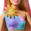 Muñeca-Sirena-Transformacion-de-Flores-Cabello-Rosa-30cm---Barbie