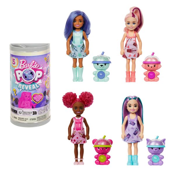 Muñeca-Pop-Reveal-Chelsea-Boba-Tea-Sorpresa---Barbie Muñeca-Pop-Reveal-Chelsea-Boba-Tea-Sorpresa---Barbie