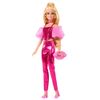 Muñeca-Fashionista-Deluxe-Cabello-Rubio-y-Conjunto-Rosa-Metalico-30cm---Barbie