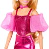 Muñeca-Fashionista-Deluxe-Cabello-Rubio-y-Conjunto-Rosa-Metalico-30cm---Barbie