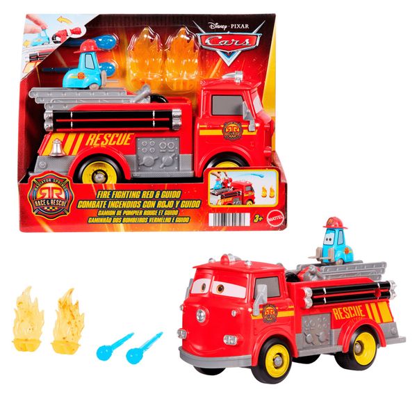 Set-Camion-de-Bomberos-Rojo-con-Guido---Cars