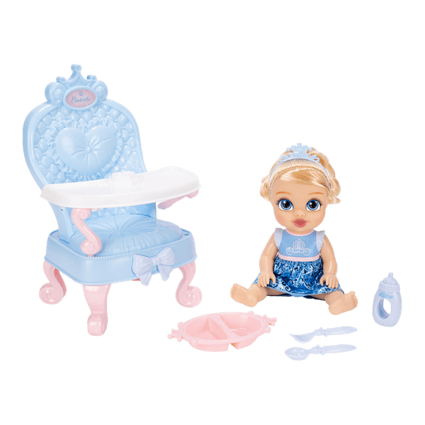 Muñeca-Bebe-Cenicienta-con-Silla-30cm---Disney-Princesas Muñeca-Bebe-Cenicienta-con-Silla-30cm---Disney-Princesas