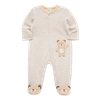 Pijamas-Enteriza-Beige-Osito-Niños---Little-Me-6M