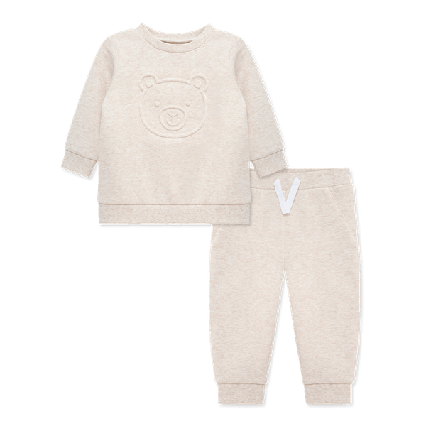 Set-Buzo-y-Pantalon-Beige-Unisex---Little-Me-18M Set-Buzo-y-Pantalon-Beige-Unisex---Little-Me-18M