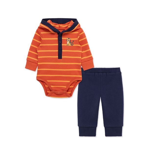 Set-Body-Manga-Larga-y-Pantalon-Naranja-Niños-Little-Me-3M Set-Body-Manga-Larga-y-Pantalon-Naranja-Niños-Little-Me-3M