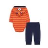 Set-Body-Manga-Larga-y-Pantalon-Naranja-Niños-Little-Me-3M